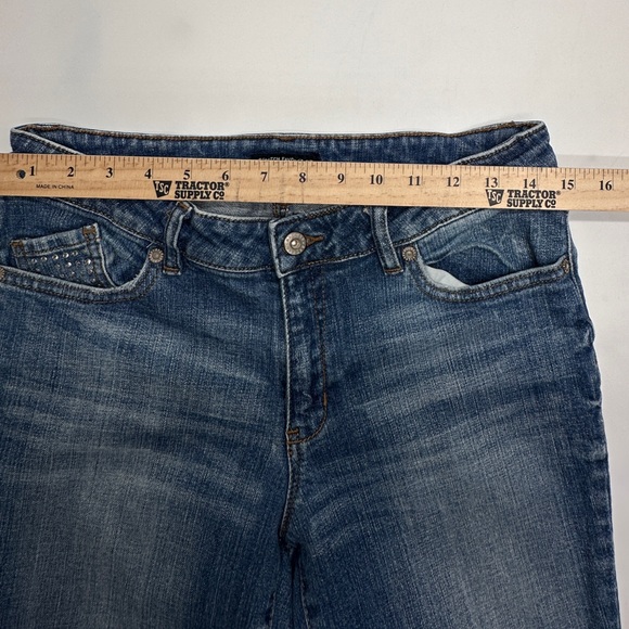 Axcess Women’s Bootcut Stretch Favorite Fit Jeans Classic Blue‎ size 6 (D30) - Picture 10 of 13